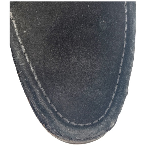 Cole Haan Men\'s Suede Horsebit Lug Sole Loafer, Made in Italy, Black, Size 9M main image 4